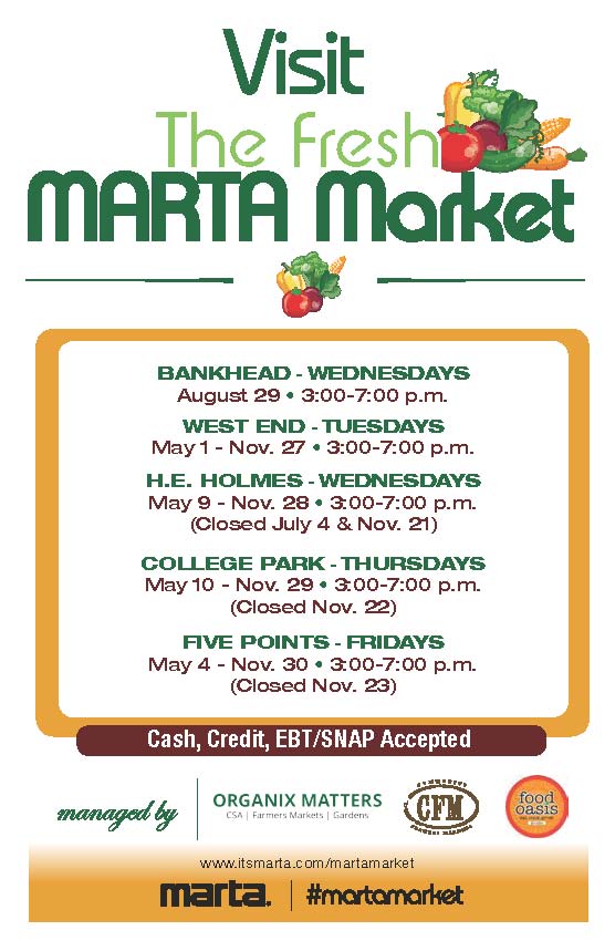 Fresh MARTA Market 2018 Fresh MARTA Market 2018